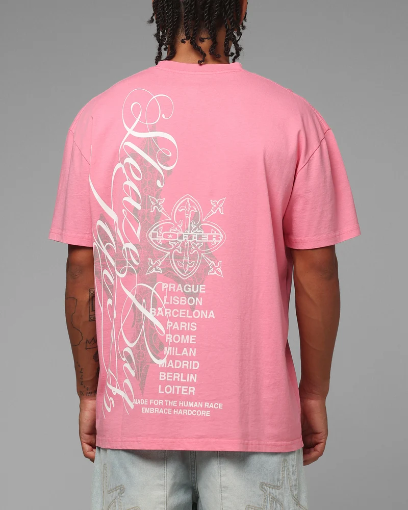 Loiter Eastern Bloc T-Shirt Pink
