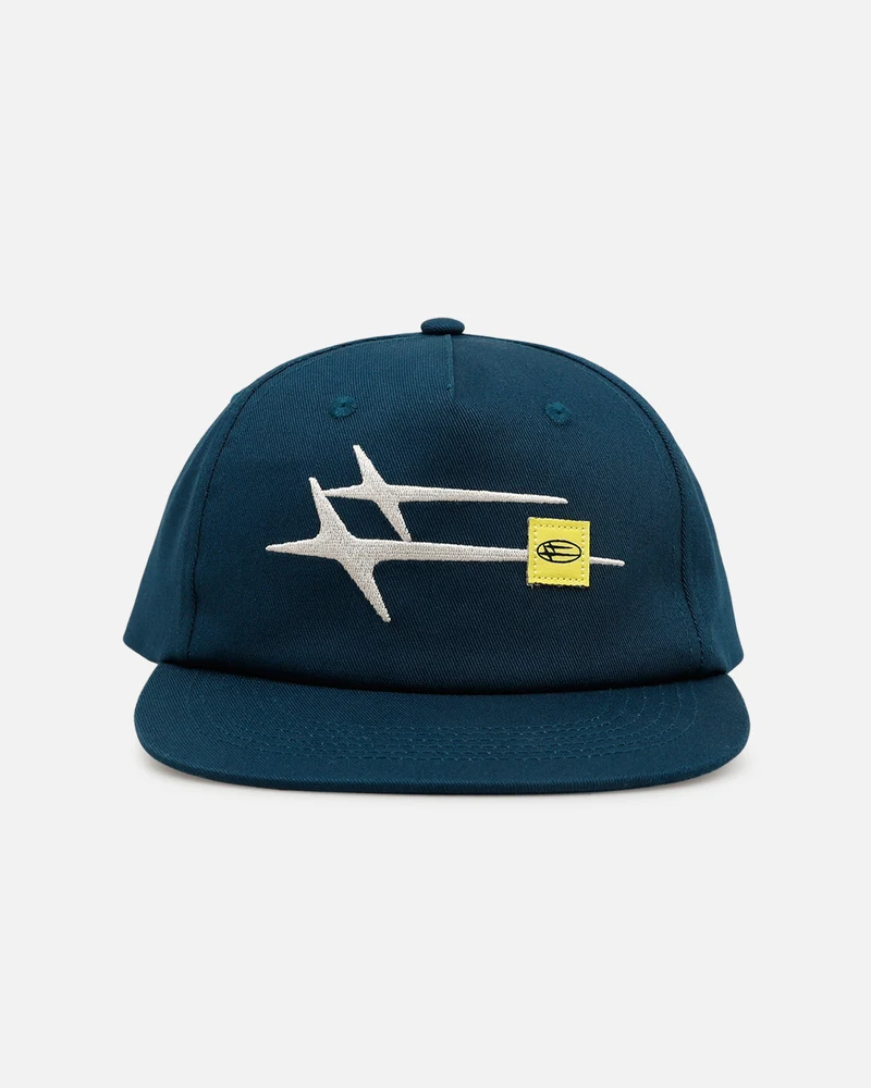 Loiter Hybrid Snapback Cap Petrol Blue