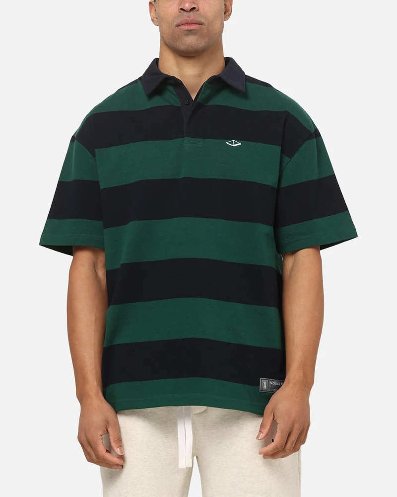 Vouseti Post Game Polo Shirt Navy/Teal