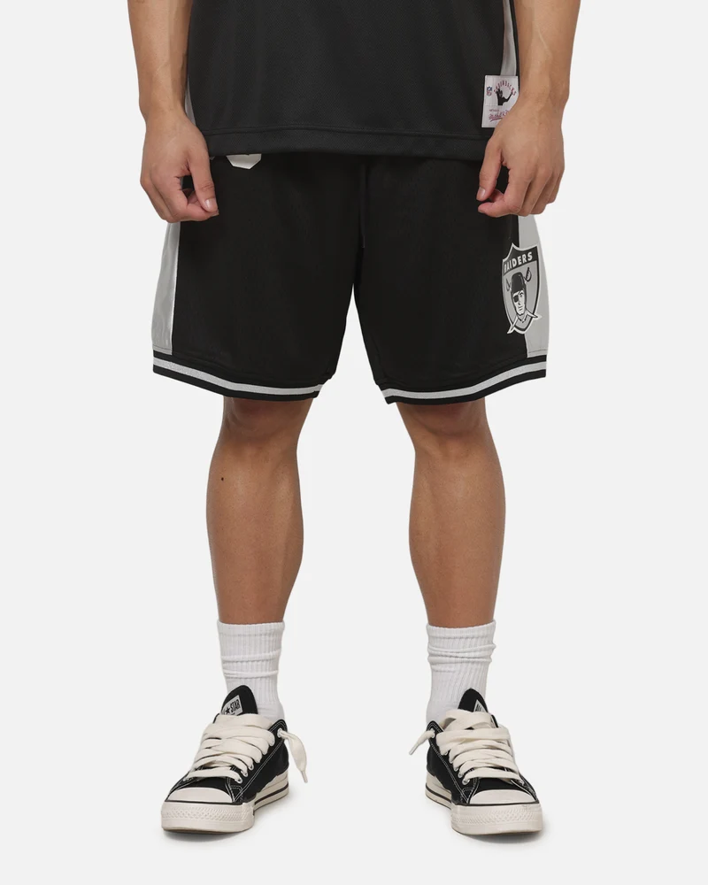 Mitchell & Ness Las Vegas Raiders Established Mesh Shorts Black