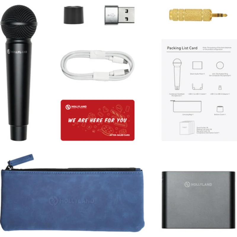 Hollyland MELO P1 Solo Wireless Handheld Microphone System (Space Gray)