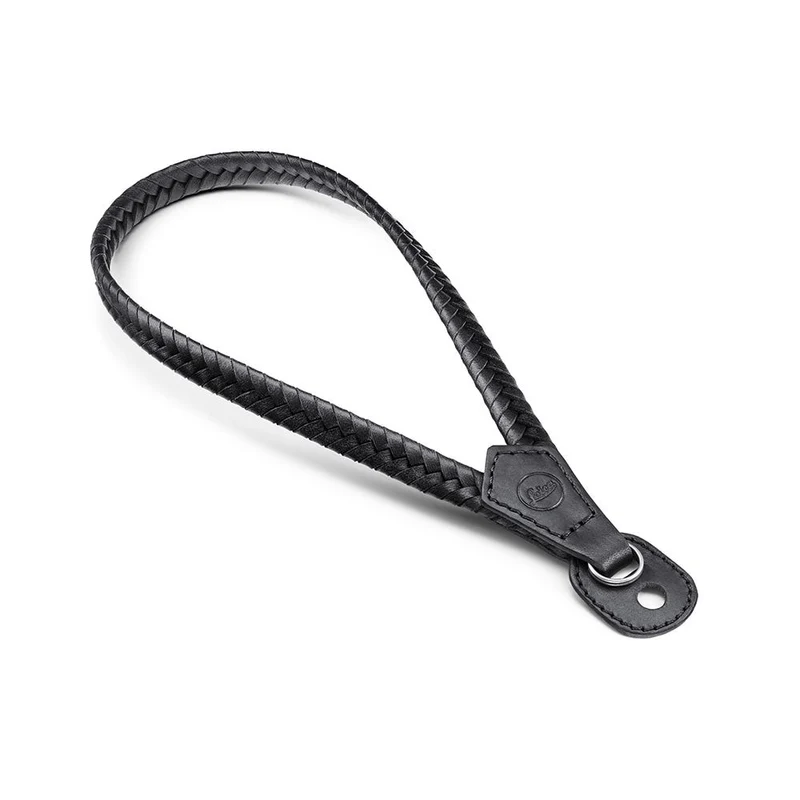 LEICA Leather Wrist Strap - Braided Black