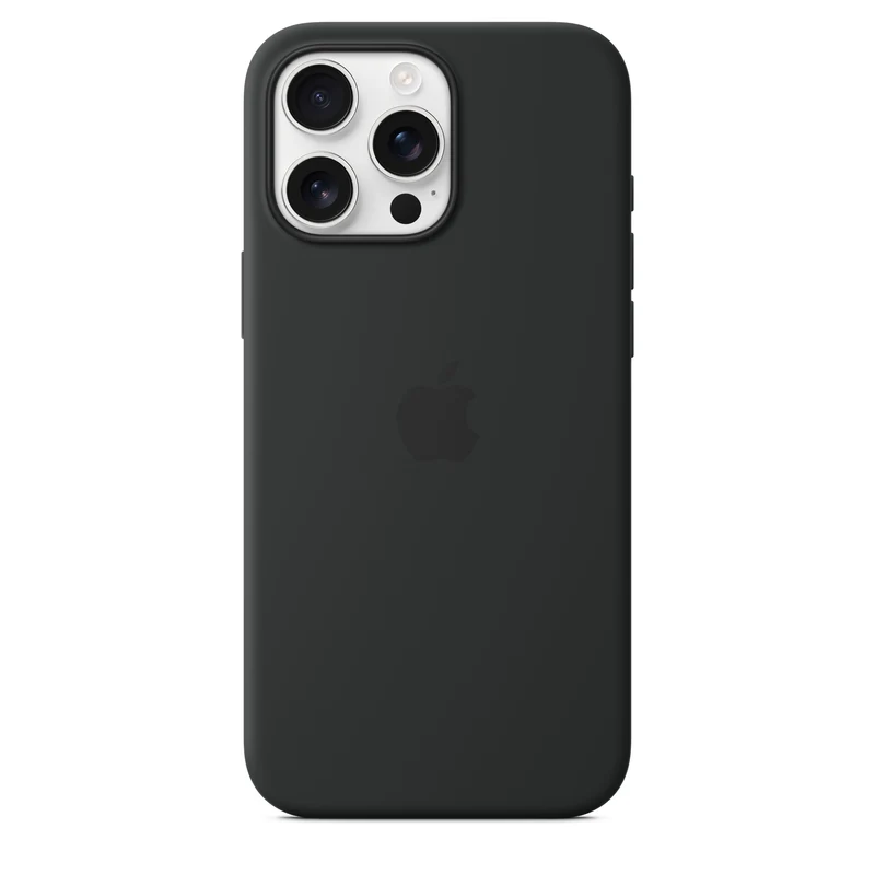 Open Box Apple iPhone 16 Pro Max Silicone Case with MagSafe (Black)