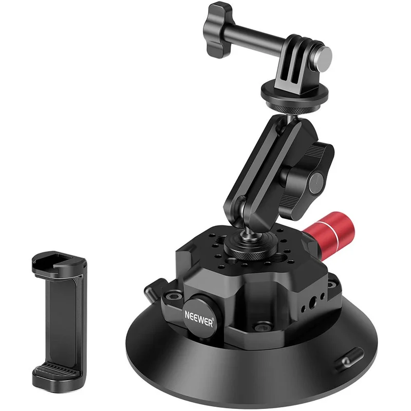 NEEWER CA105 4.5" Suction Cup Camera Mount with Magic Arm
