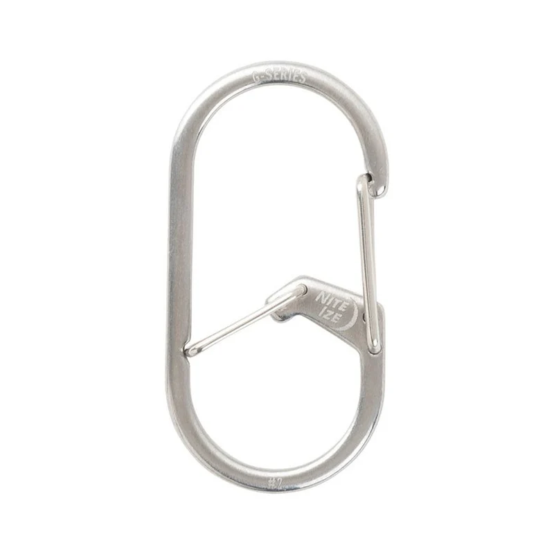 Nite Ize G-Series Dual Chamber Carabiner #2 - Stainless