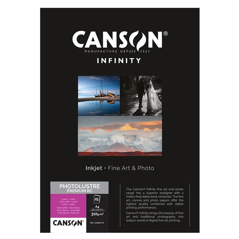 Canson Infinity Lustre Premium RC 310GSM (1524mm x 25m)