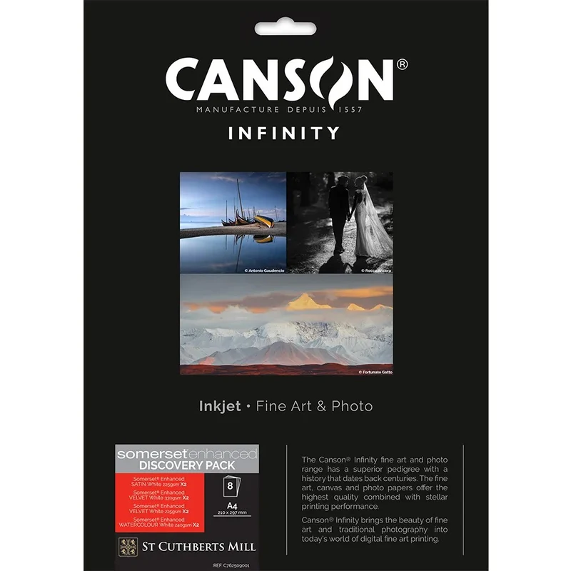 Canson Somerset Discovery Pack (8 Sheet)