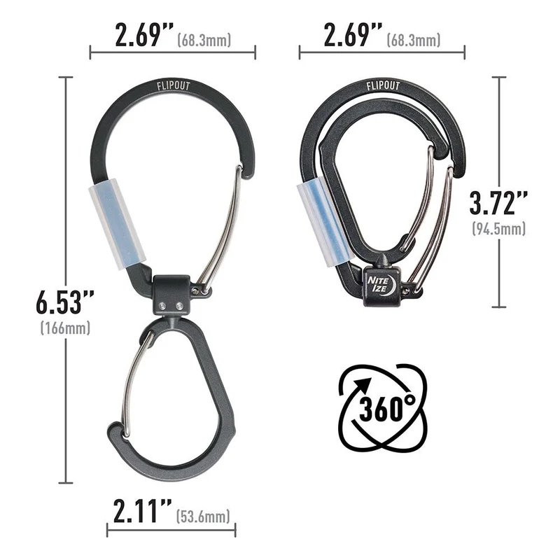 Nite Ize FlipOut Dual Carabiner