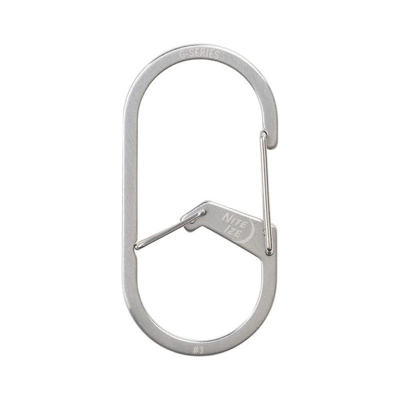 Nite Ize G-Series Dual Chamber Carabiner #3 - Stainless