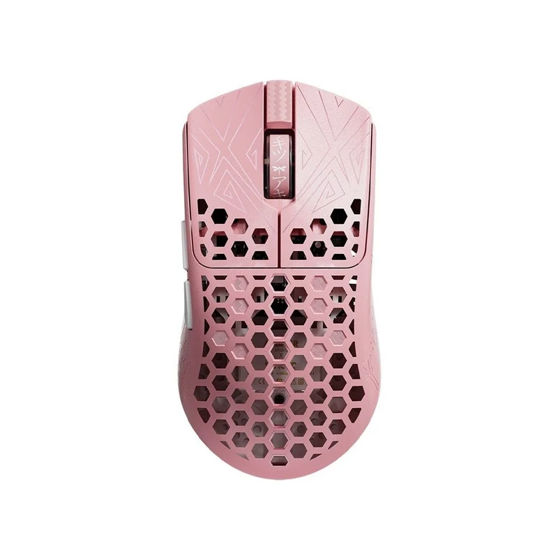 ARBITER STUDIO TENKO Akitsu Carbon Fiber 8K Ultra- Wireless Gaming Mouse (Pink)