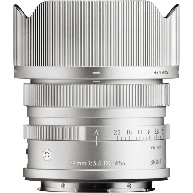 Open Box Sigma 24mm f/3.5 DG Contemporary Lens - L-Mount Silver