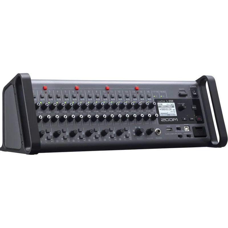 Zoom LiveTrak L-20R Portable Digital Mixer and Recorder