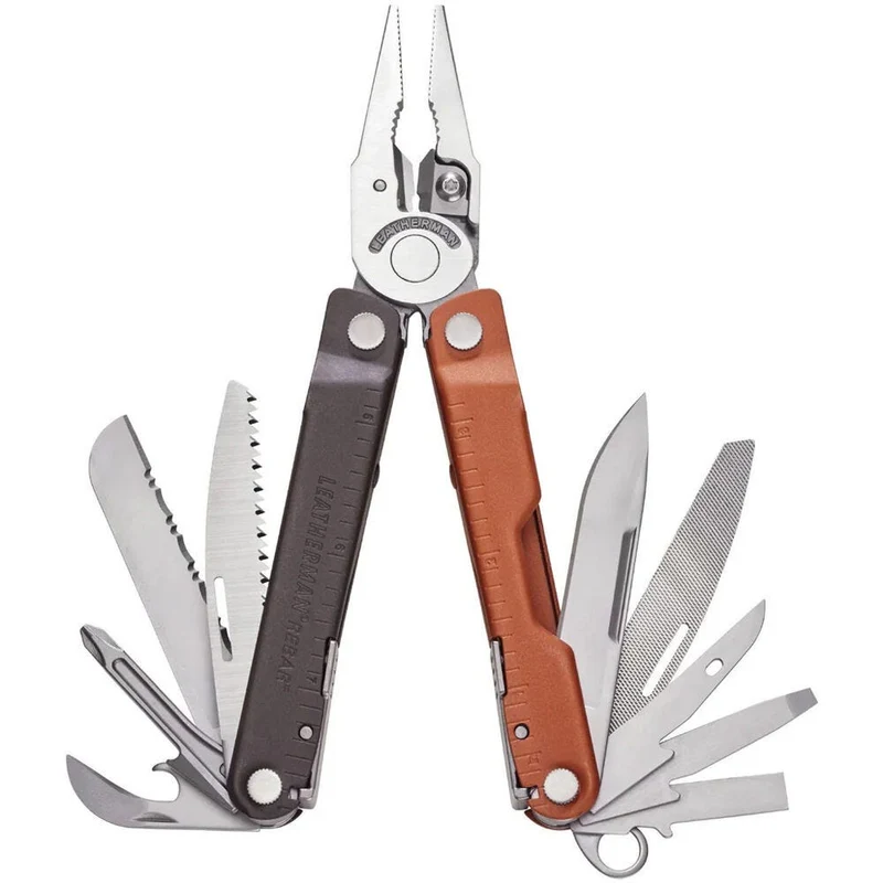 Leatherman Rebar Multi-Tool with Sienna Sheath - Burnt Sienna