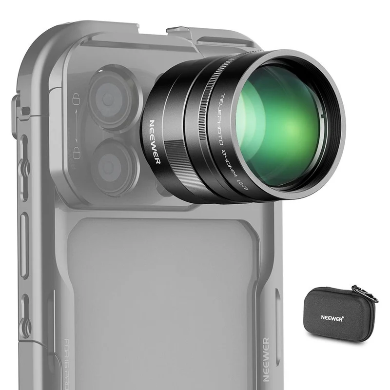 NEEWER LS-79 2x Converter Phone Lens for 17mm Thread