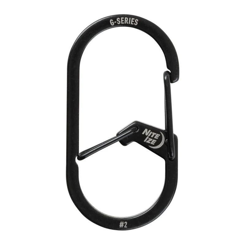 Nite Ize G-Series Dual Chamber Carabiner #2 - Black