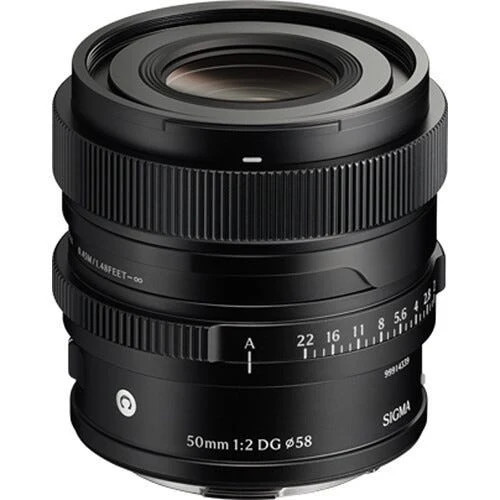 Open Box Sigma 50mm f/2 DG Contemporary Lens Sony E-Mount Black