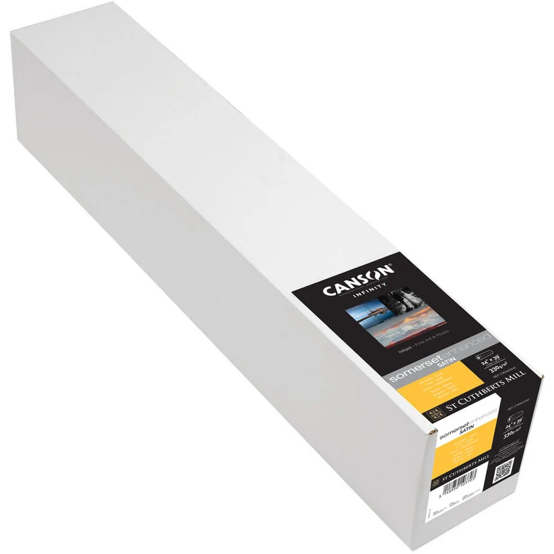Canson Somerset Enhanced Satin White 330GSM (610mm x 12m)