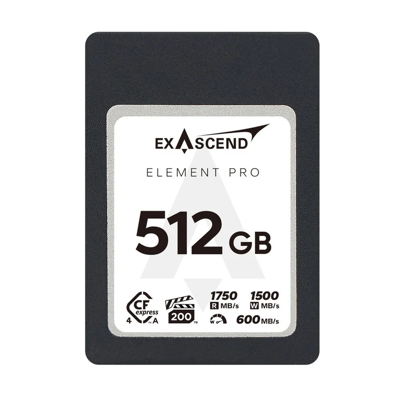 Exascend ELEMENT PRO 512GB CFexpress 4.0 Type A Card
