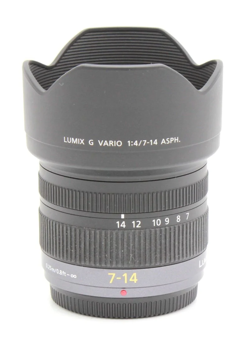 Used Panasonic Lumix 7-14mm f/4 G Vario ASPH Lens (MFT) S/N:SN6HH001247