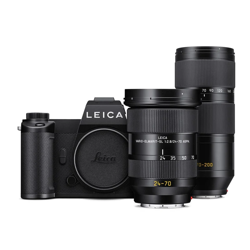 LEICA SL3-P Camera with Vario-Elmarit SL 24-70mm f/2.8 and 70-200m f/2.8 Lens