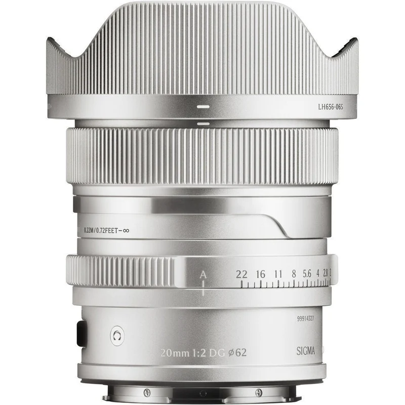 Open Box Sigma 20mm f/2 DG Contemporary Lens L-Mount Silver
