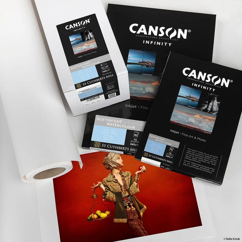 Canson Somerset Enhanced Watercolour Rag 240GSM (A2)