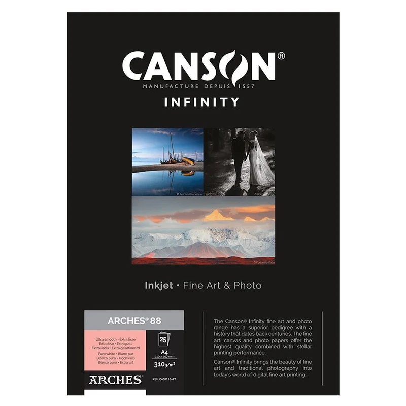 Canson Infinity Arches 88 Rag 310GSM (610mm x 15.2m)