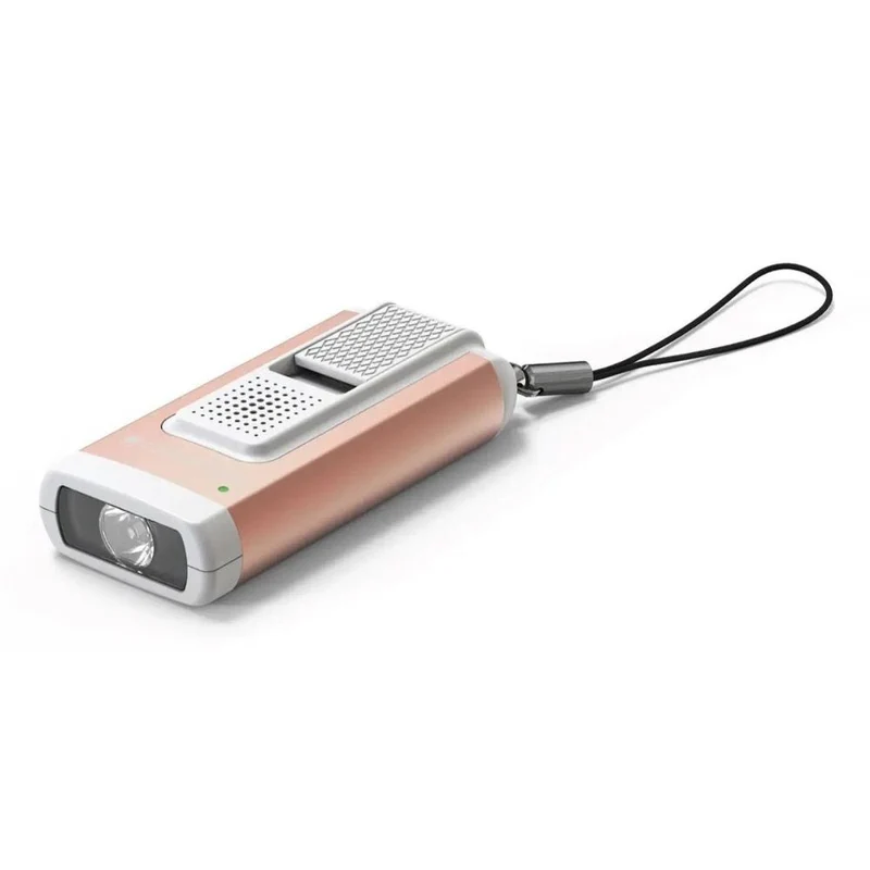Ledlenser K6R Safety Keychain Light with Shrill Alarm - Rose Gold