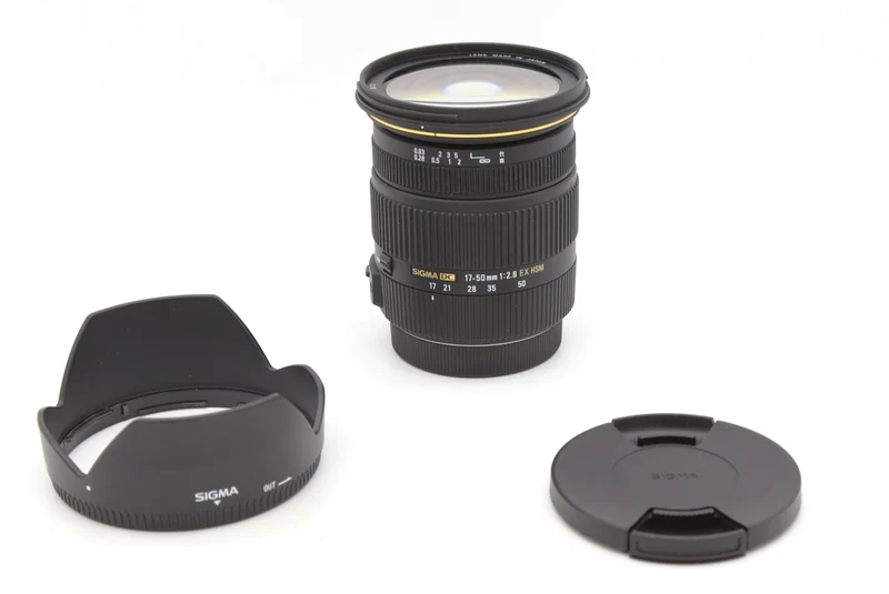 Used Sigma 17-50mm F2.8 EX HSM For Canon EF-S Mount SN: 16155007