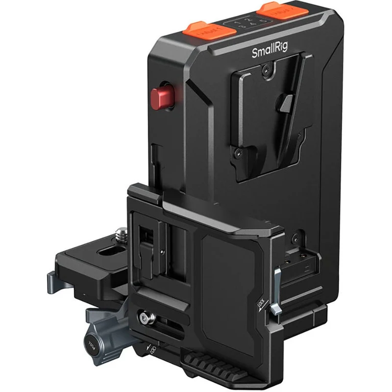 SmallRig Intelligent Power Management V-Mount Battery Adapter Plate Compatible with Arca-Swiss Quick Release Plate 5899
