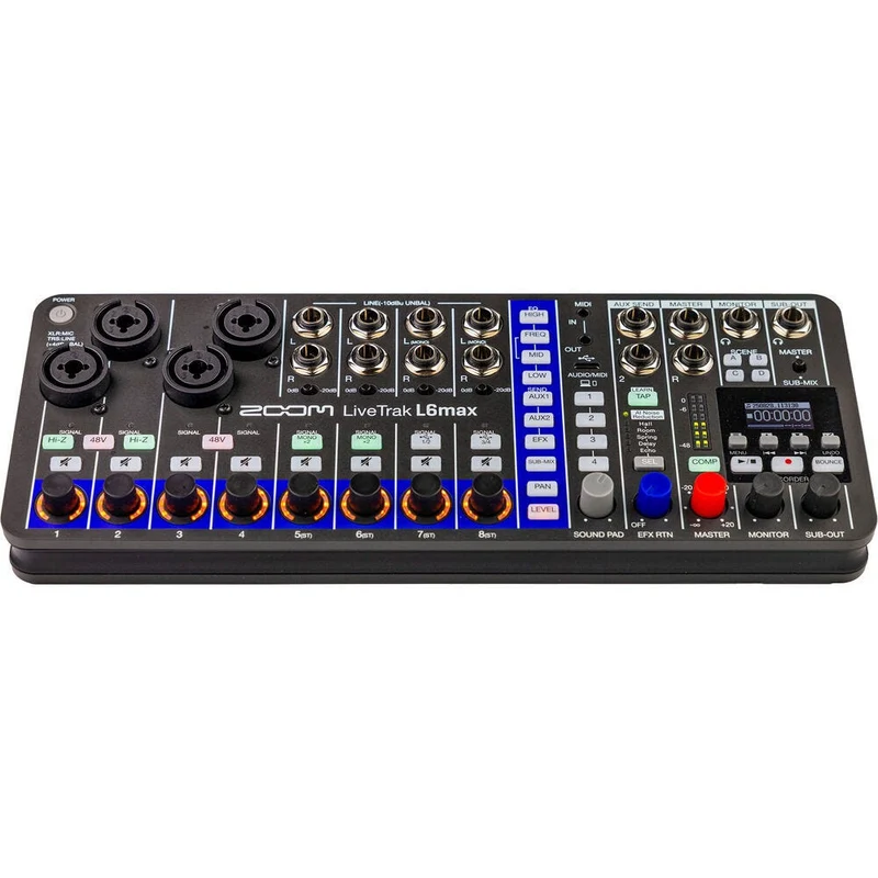 Zoom LiveTrak L6Max Multi-Track Mixer and Recorder