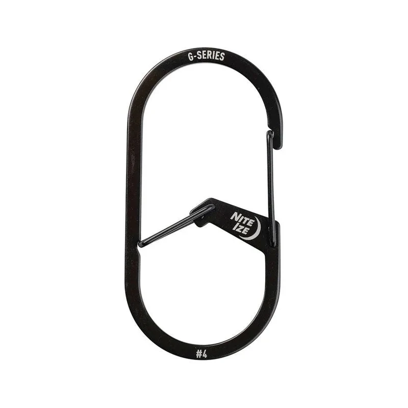Nite Ize G-Series Dual Chamber Carabiner #4 - Black