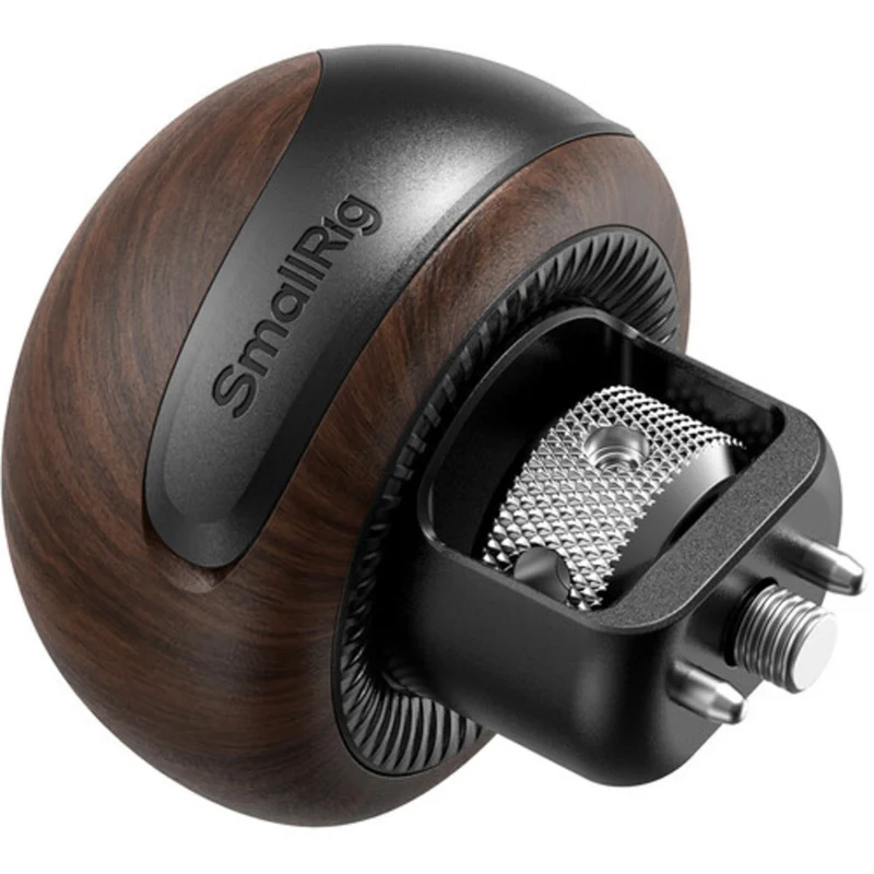 SmallRig mini Wooden Side Handle with 1/4''-20 Locating Screw 5926