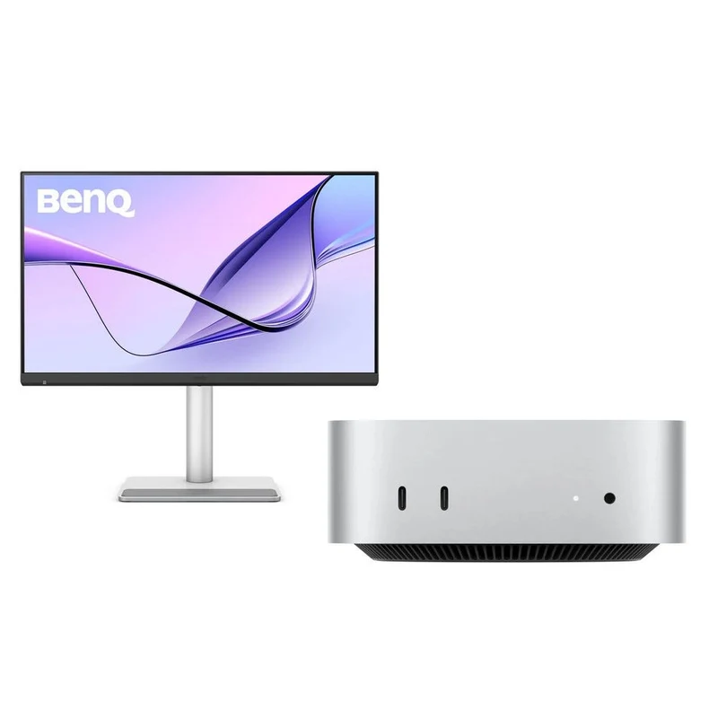 BenQ MA270S 27" 5K Gloss Monitor with Mac Mini M4 10C/10C, 16GB, 512GB SSD