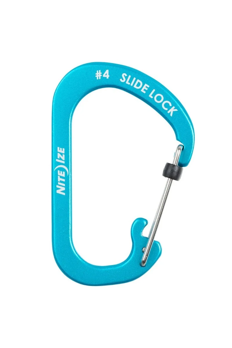 Nite Ize SlideLock Carabiner Aluminium #4 - Blue