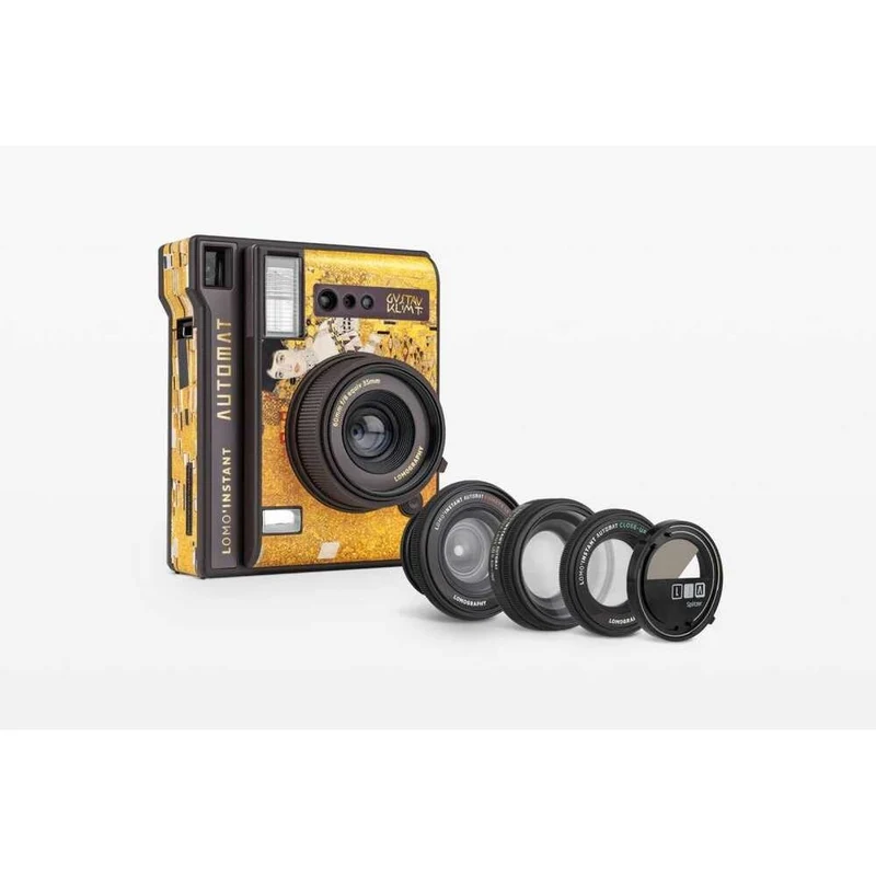 Open Box Lomography Lomo' Instant Automat and Lenses - Klimt Gold Leaf