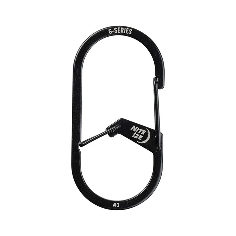 Nite Ize G-Series Dual Chamber Carabiner #3 - Black