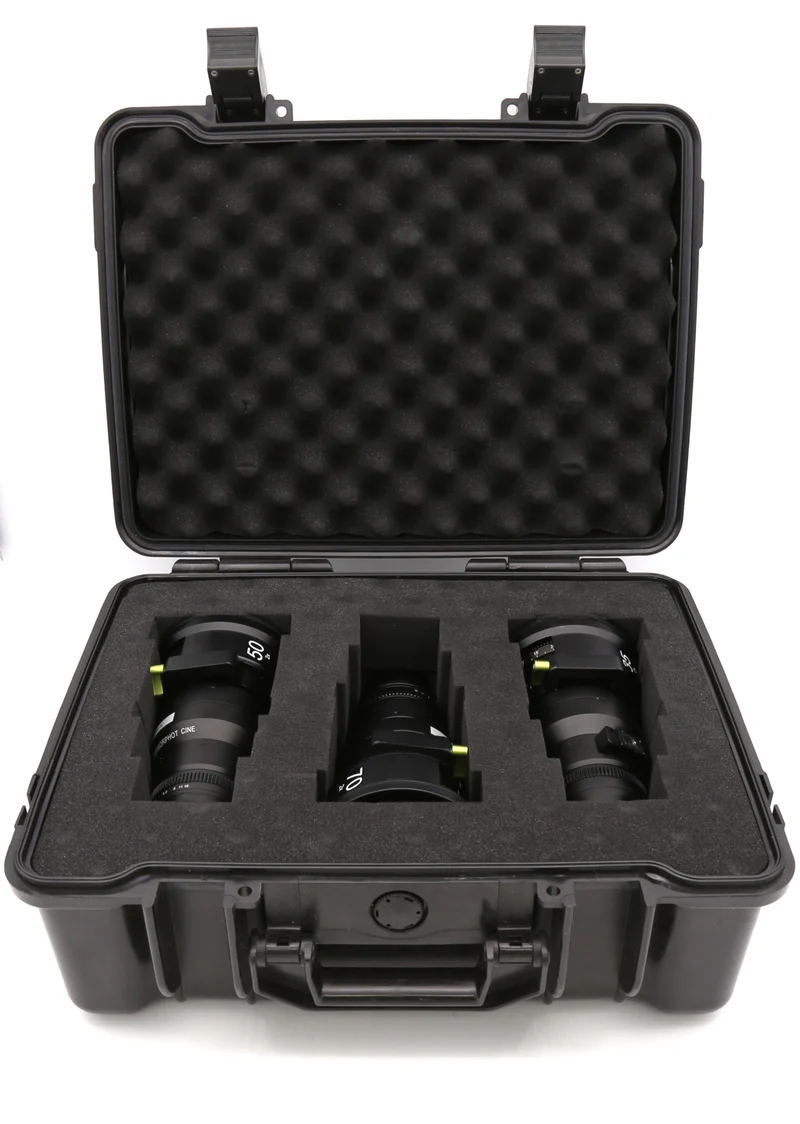 Used SLR Magic Anamorphot-CINE 2x, 3-lens set - 35mm, 50mm, 70mm MFT MT in one 3-lens case