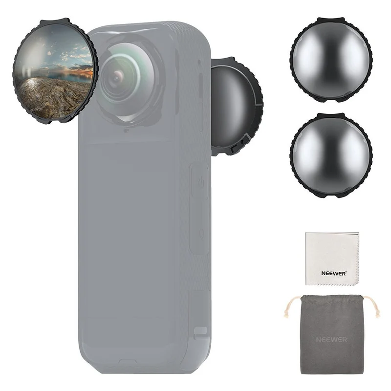 NEEWER ND32 Filters for Insta360 X5 - 2 Pack