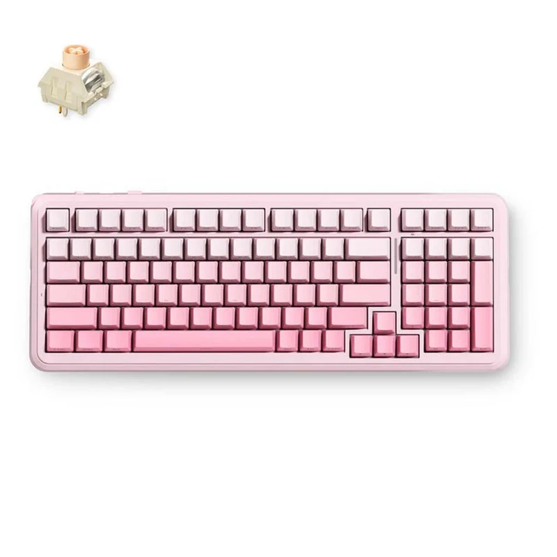 MCHOSE K99 V3 8K RGB Wireless Keyboard (Pink Gradient) (Icy Creamsicle Switch)