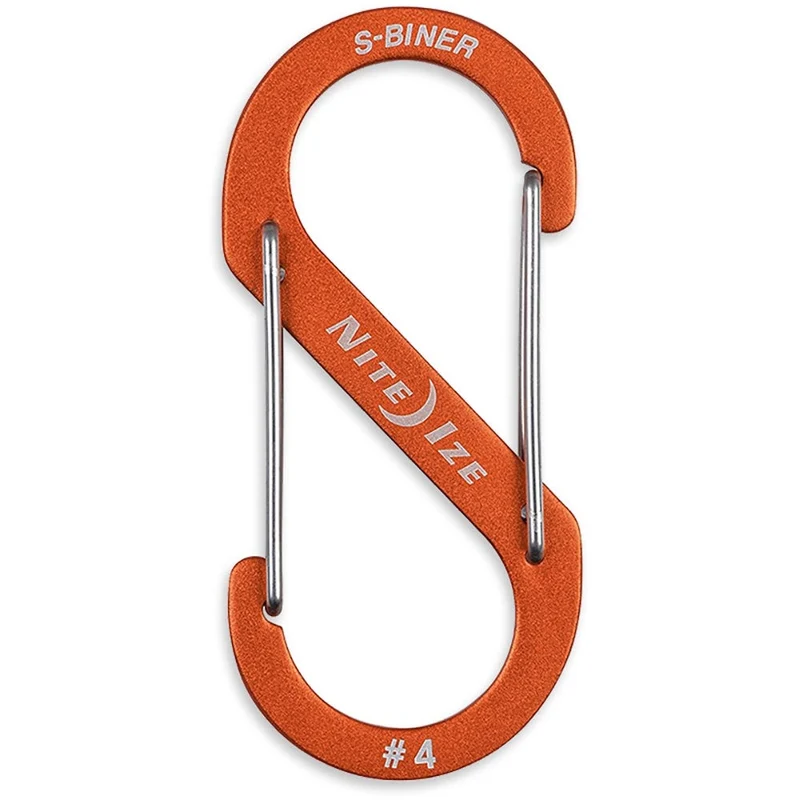 Nite Ize S-Biner Dual Carabiner Aluminium #4 - Orange