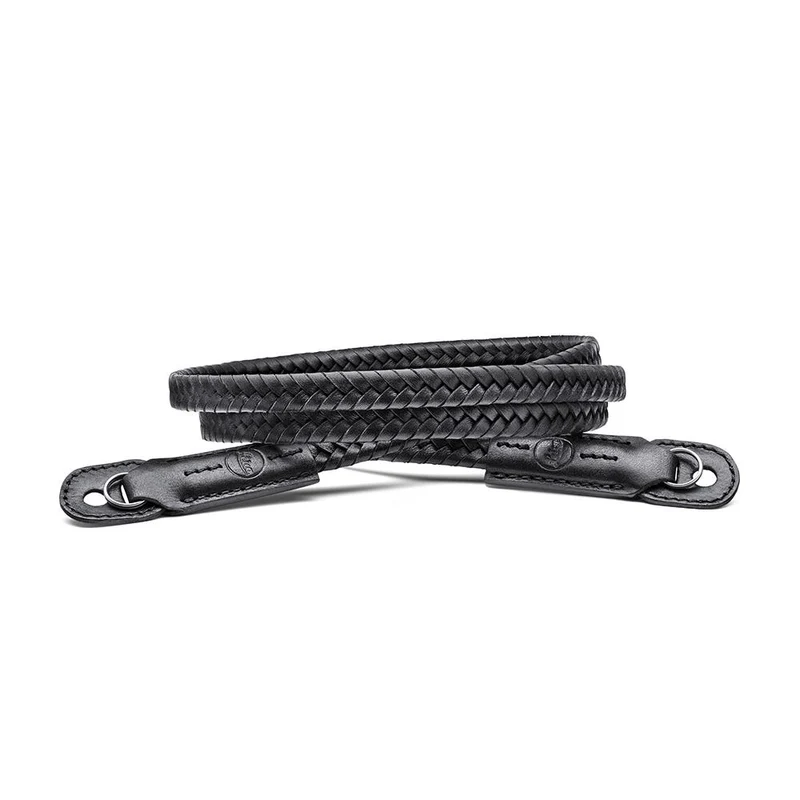 LEICA Leather Carrying Strap Braided Black