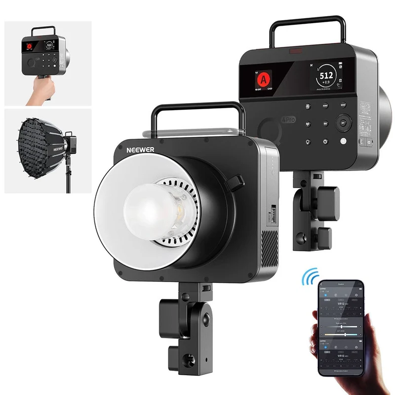 NEEWER Q4 Pro Outdoor Studio Flash with Battery