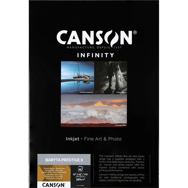 Canson Infinity Baryta Prestige II 340GSM (A3+)