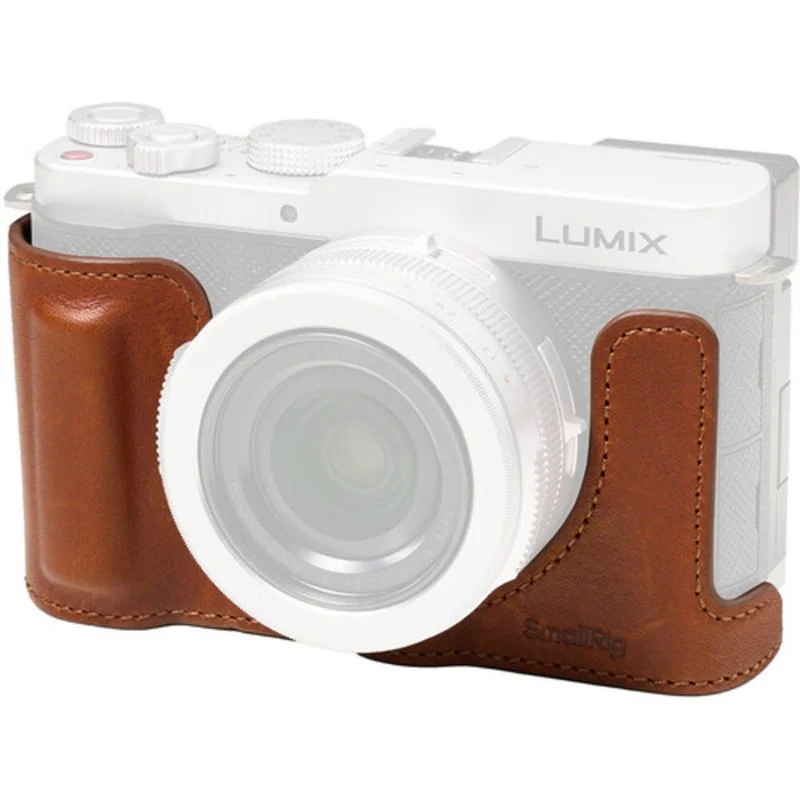 SmallRig Leather Half Case for Panasonic LUMIX L10 (Brown) 5699