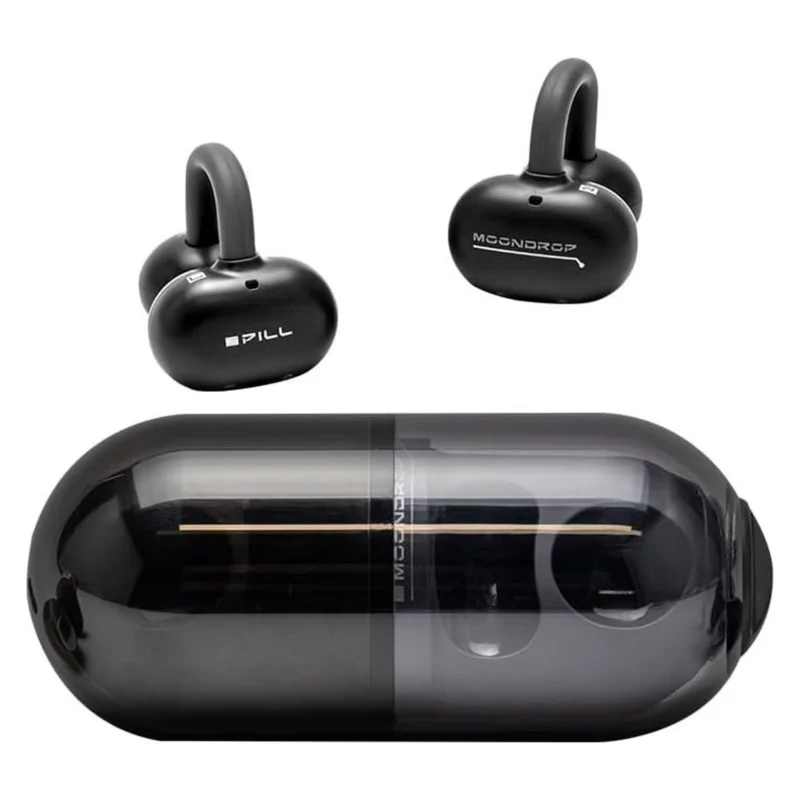 MOONDROP Pill OWS Open-Ear ENC Wireless Earbuds (Black)