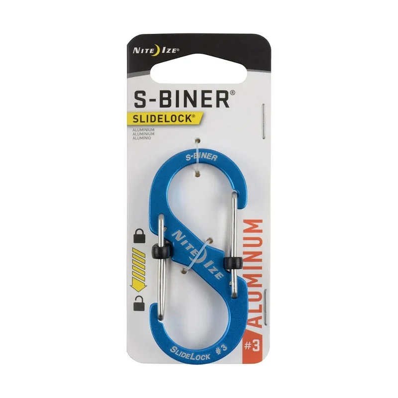 Nite Ize S-Biner SlideLock Aluminium #3 - Blue
