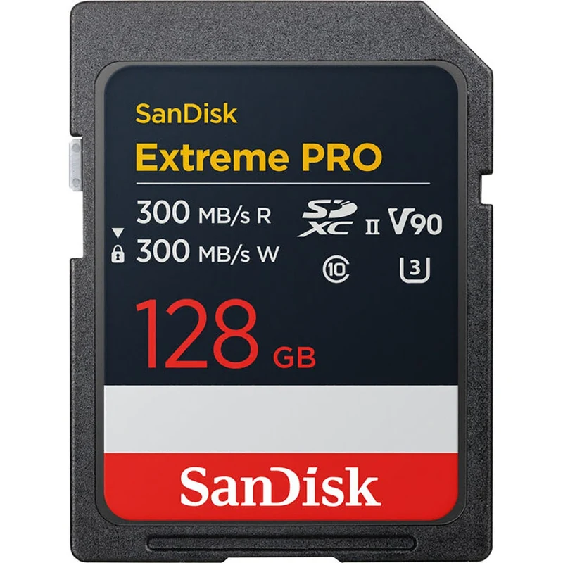 SanDisk Extreme Pro SDXC 128GB 300/300MB/s Memory Card