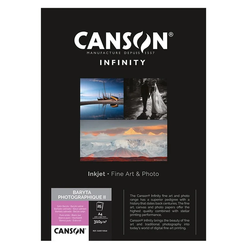 Canson Infinity Baryta Photographique II 310GSM (610mm x 12m)