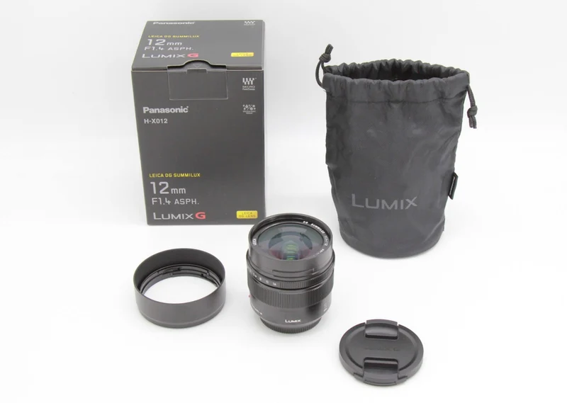 Used Panasonic Leica DG Summilux 12mm f/1.4 MFT Lens S/N:XT8KB101005